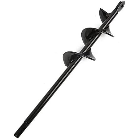 Ahlsen Taladro de jardín Práctica herramienta de plantación Agujeros de excavación profunda para plantar flores, árboles y arbustos - 40 mm x 220 mm