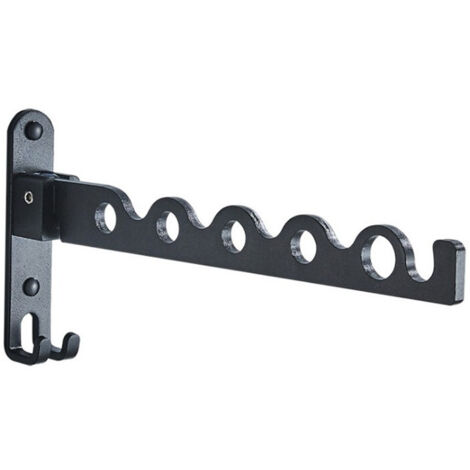 Perchero De Pared De Madera Con Ganchos Plegables - Ahorra Espacio, Para Dormitorio, Baño O Entrada, Soporta 5 Kg Por Gancho