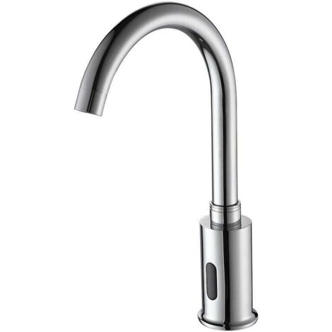 Ahlsen Grifo de inducción automático, tipo de inducción de salida de agua por infrarrojos inteligente para agua fría y caliente