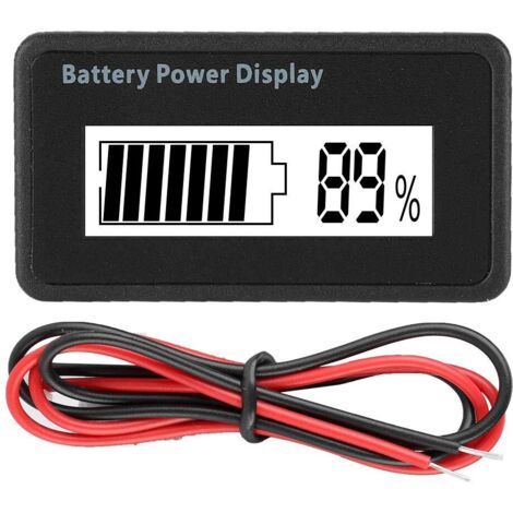 Ahlsen Módulo de alimentación con pantalla LCD, indicador de nivel de batería de litio, ácido de plomo, 48V (1/5)