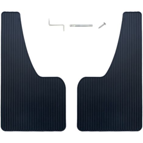 Ahlsen Pieza Guardabarros Guardabarros Guardabarros para Coche Guardabarros Universales para Coches Guardabarros Delanteros y Traseros Guardabarros para Coche Accesorios (Negro) (1/3)