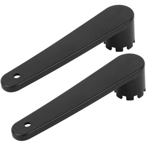 Ahlsen Llave de válvula de aire, 2 piezas Llave de válvula de aire de barco inflable de goma Válvula de inflador de canoa Accesorios para barcos de deriva (1/5)