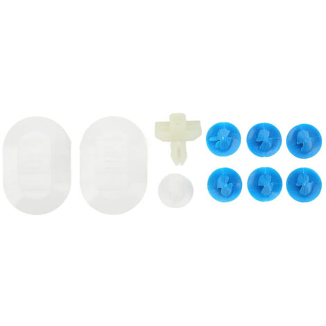 Ahlsen 10 Uds Clips de fijación de falda lateral de coche Clips de fijación de falda de cuerpo 1610186180 reemplazo de fuerza de sujeción fuerte para Citroen DS3 2009-2015 (1/5)