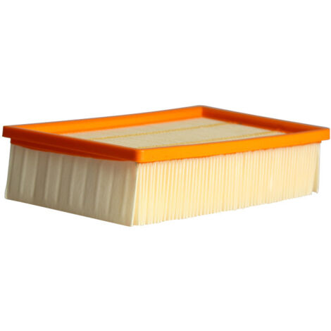 Ahlsen Set de 2 filtros plisados planos para los modelos originales Kärcher: NT 25/1 Ap, NT 35/1, NT 35/1, NT 45/1, NT 55/1, NT 361, NT 561, NT611 Tact, Te, M, Eco reemplaza el modelo original 6.904-3 (1/5)