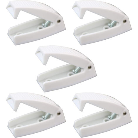 Ahlsen Pieza de hebilla de tope de puerta para RV, pestillo de puerta para vehículo de acampada, puerta para equipaje de viaje de RV, Tope de puerta de carga para RV (1/5)