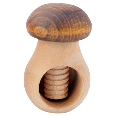 Ahlsen Cascanueces de madera para abrir fácilmente todas las nueces, avellanas, almendras, nueces, pistachos, cascanueces de madera natural maciza, gran idea para un regalo (1/4)
