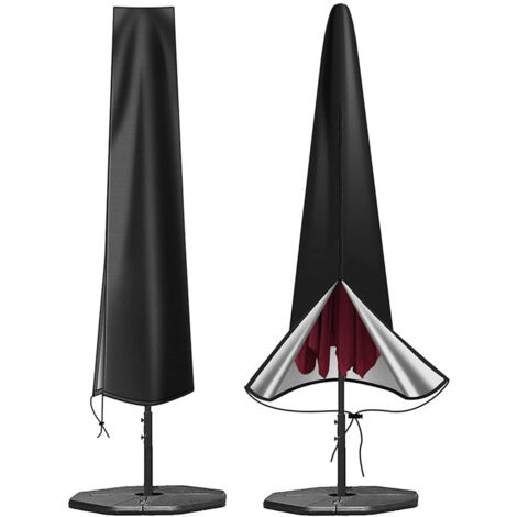 Ahlsen Funda de Parasol Recta Funda de Parasol Impermeable Anti-UV A Prueba de Viento Funda de Paraguas de Tela Oxford 210D Impermeable (190x30x50cm) (1/5)