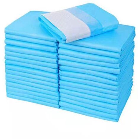 Ahlsen 100 Uds esteras de entrenamiento para perros, pañales para perros machos, esteras desechables para adiestramiento de cachorros-súper absorbentes-antiolor-antiolor-33x45cm (1/5)