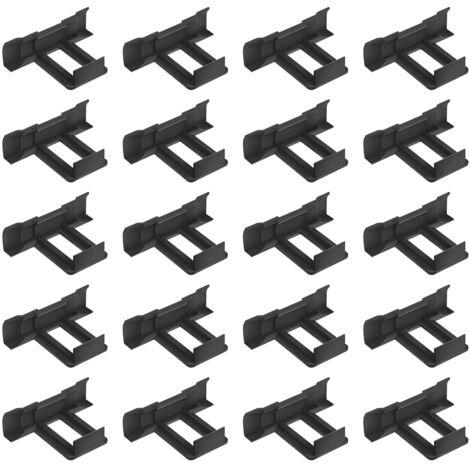 Ahlsen 20 clips de drenaje para paneles solares, clips de drenaje para paneles solares, clips de drenaje para paneles solares de 35 mm, clips de limpieza para paneles solares, clips de drenaje para pa (1/5)