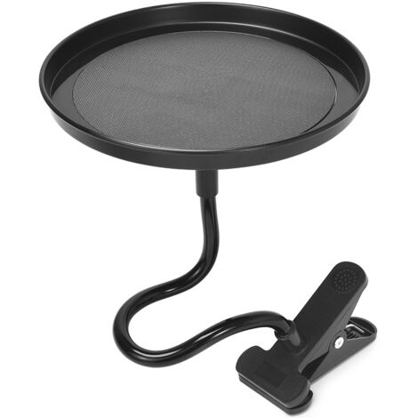 Ahlsen Soporte para bandeja de coche, Clip ajustable de 360 grados en el asiento, soporte para taza de comida, bandeja de comida para bebidas, aperitivos (1/5)
