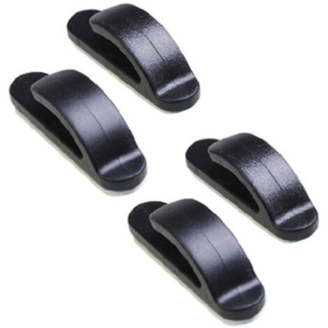 Ahlsen Gancho autoadhesivo para coche - Práctico - Plástico - Negro (1/4)