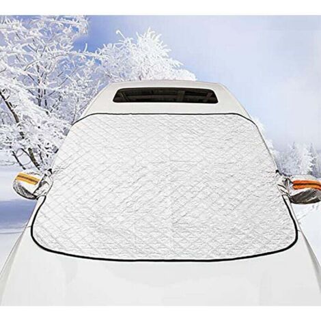 Funda para parabrisas de coche, universal, anticongelante, anti-UV, nieve, hielo, lluvia y sol, plegable. (1/5)