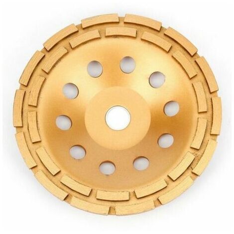 Ahlsen Disco abrasivo de diamante 230 x 22,2 mm - Rueda de copa de diamante turbo para piedra de granito de hormigón 1260 g
