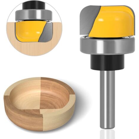 Ahlsen Vástago de 8 mm - Cuenco y plato - Cortador de ranuras para carpintería, Cortador de punta redonda, Cortador de talla plana, Cortador de madera, Cortador de patrones de cuenco (1/5)