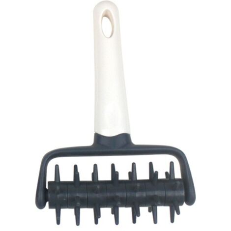 Ahlsen Rodillo de masa de plástico gris para Pizza, herramienta para el hogar, accesorios para hacer Pizza, galletas, pasteles, pan (1/5)