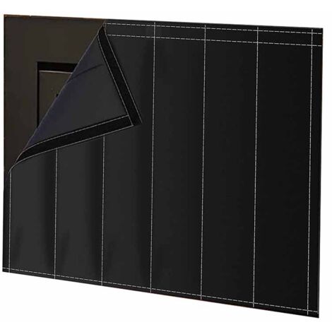 Ahlsen Cortina aislante para chimenea para evitar la pérdida de calor debido al flujo de aire en la estufa, cubierta resistente al viento, 45 x 34 pulgadas (1/5)