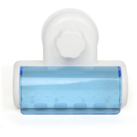 Ahlsen Portacepillos de plástico con ventosa y portacepillos para baño (1/4)