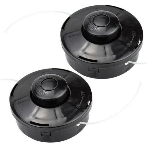 Ahlsen Pcs Cabezal de desbrozadora universal A6481 Bobina de repuesto de nailon para desbrozadora Cabezal de corte M10 x 1,25 para desbrozadora térmica de gasolina (1/5)