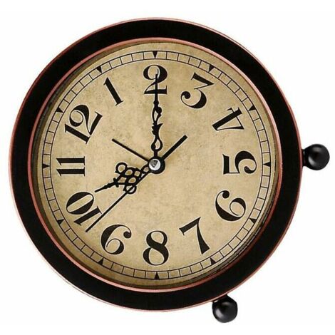 Ahlsen Reloj despertador vintage, reloj decorativo, reloj de noche, reloj de mesa único (1/3)