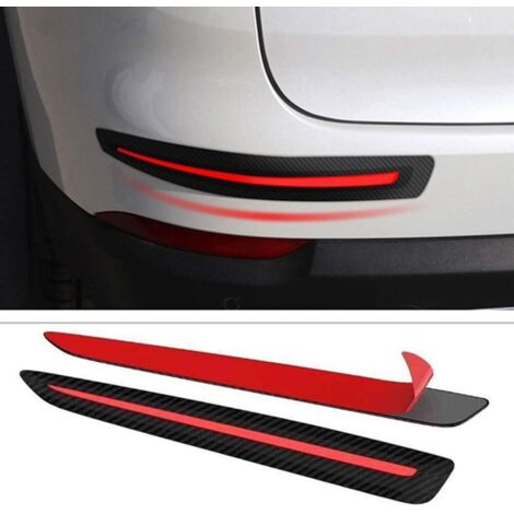 Ahlsen Pieza de protección adhesiva para coche, parachoques delantero, borde trasero, protección de esquina, tira de protección contra arañazos para SUV, MPV, sedán (1/5)