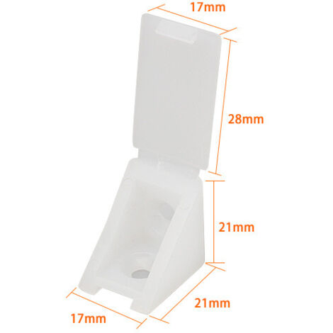 10 Soportes Para Estantes, Clavijas De 19 X 6 X 6,4 Mm | Cuotas Sin Interés