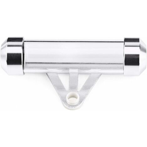 Ahlsen Soporte cilíndrico universal para tubo de disco seguro para impuestos de motocicleta, resistente al agua (plateado), 96g (1/4)