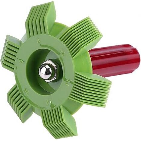 Ahlsen Peine para aletas de aire acondicionado, limpiador alisador de radiador, cepillo de limpieza de aletas de condensador, herramienta de reparación de aire acondicionado, peine evaporador de conde (1/5)