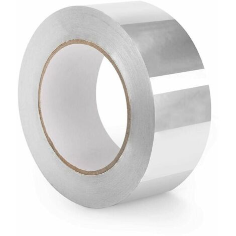 Ahlsen Cinta Adhesiva De Aluminio Tira Selladora 50mx50mm Plata (1/5)