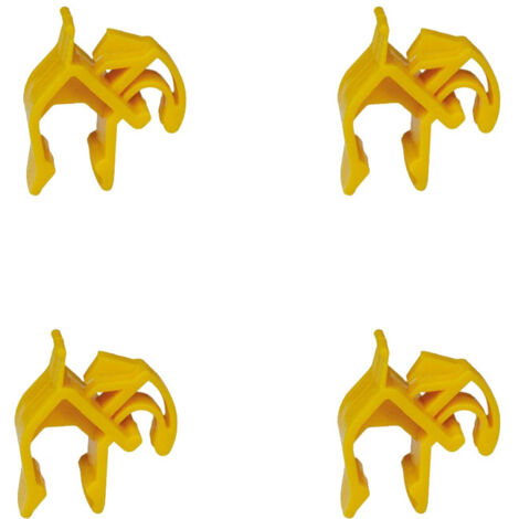Ahlsen Juego de 10 clips de plástico amarillos compatibles con Ford Winner S-MAX (1/4)