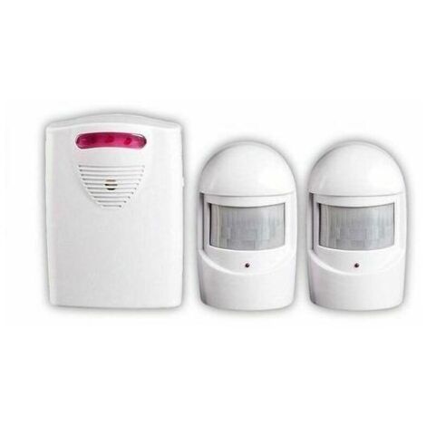 Ahlsen Sistema de alarma de seguridad, 1 receptor y 2 sirenas inalámbricas