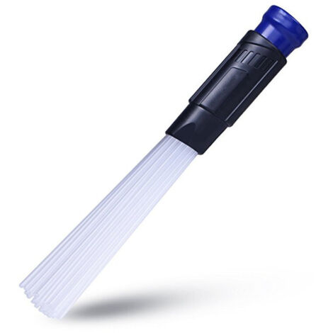 Ahlsen Cepillo para polvo Accesorios para aspiradora Punta de cepillo para polvo Aspiradora de polvo Paja de vacío Herramienta de limpieza de tuberías flexibles para esquinas de automóviles Mascotas C (1/5)