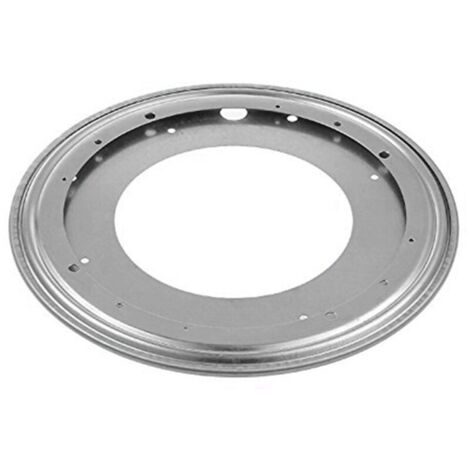 Ahlsen Rotación Mesa giratoria de 12" o 300 mm con rodamiento de bolas, mesa giratoria redonda de metal, mesa para TV, mesa para servir, caleidoscopios, soporte de exhibición, medición de plata, una p
