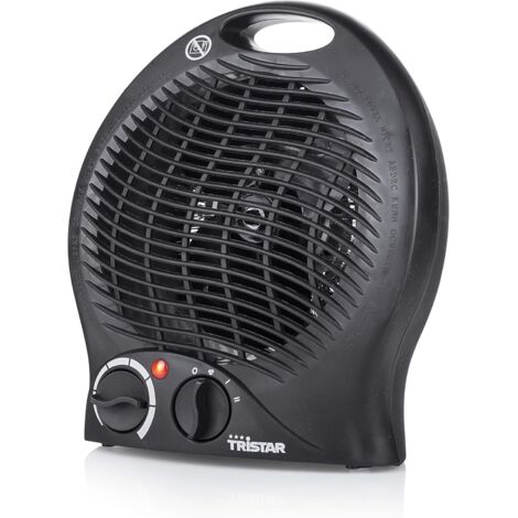 Ahlsen Calentador de ventilador eléctrico - 3 modos - Negro (1/5)