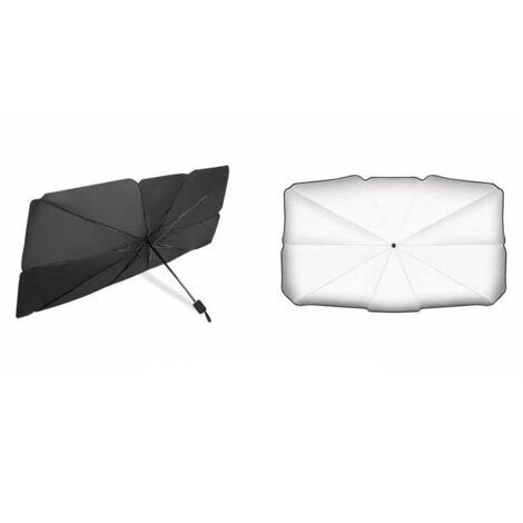 Ahlsen Paraguas Parasol Ventana Delantera del Coche Paraguas Plegable Mejorado para Coche Cubierta parasol Protección UV y Aislamiento térmico 138x78cm M (1/5)