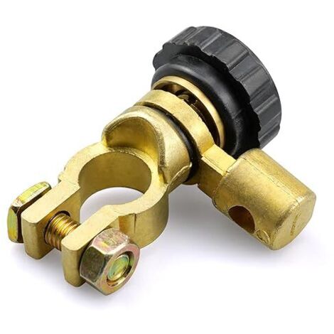 Ahlsen Interruptor de terminal de disyuntor de batería de 12 V, terminales de batería de 12 V para coche, camión, barco, vehículo, 15-17 mm (1/5)