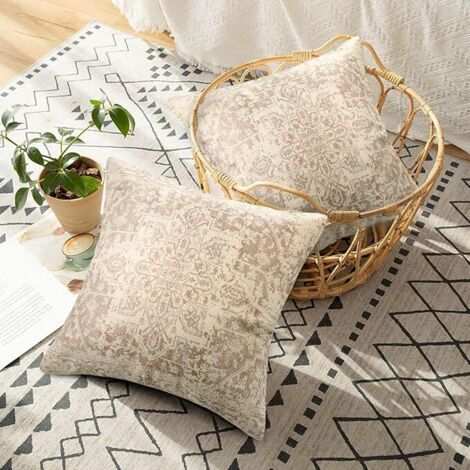 Funda De Cojín De Poliéster Con Tampado Bohemio Nórdico, 45x45cm, Decoración Moderna Para Sofá Y Hogar - AliExprs 15