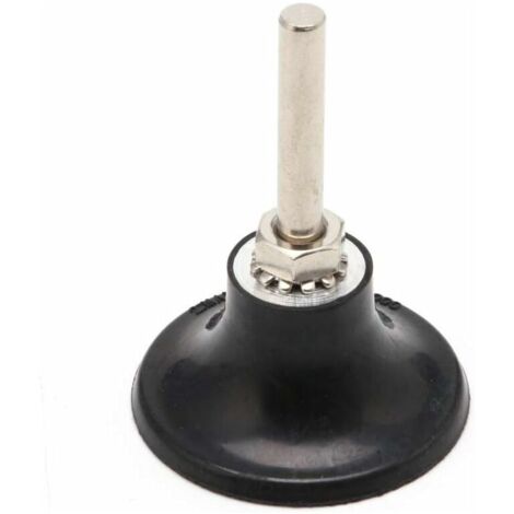 Ahlsen Soporte para muela abrasiva de 2" y eje de 1/4" para muela giratoria 3M Roloc Pad, nueva muela abrasiva y pulidora (1/5)