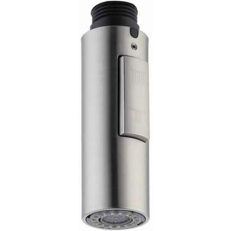 Ahlsen Grifo de cocina de repuesto, rociador extraíble, grifo de cocina cepillado G1/2, grifo de cocina de 2 funciones El acabado de níquel cepillado líder en la industria resiste los rayones y la cor (1/5)