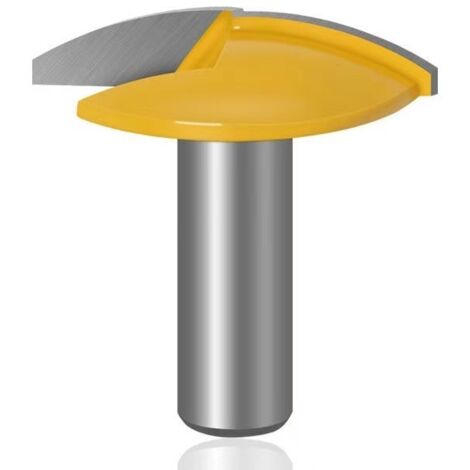 Ahlsen Cortador horizontal curvo con vástago de 8 mm Cortador con forma de carburo - Herramientas profesionales de corte de madera (1/4)