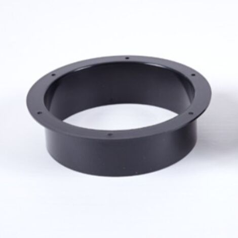 Ahlsen Pack de tres bridas de montaje en pared de Ø 150 mm - conector para conducto de ventilación en ABS - conector/adaptador para tubo de ventilación (1/4)
