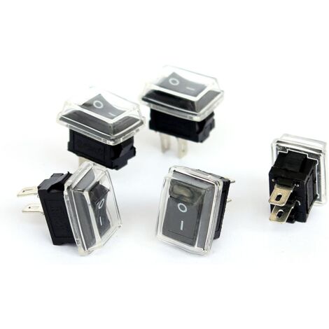 Minibarco basculante de 5 interruptores de 2 pines (1/5)