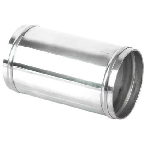 Ahlsen Manguera de admisión de aire Diámetro del tubo Intercooler turbo de aluminio pulido universal Longitud de la manguera de admisión de aire del motor 120 mm Tomas de aire automáticas (Color 63 mm (1/5)