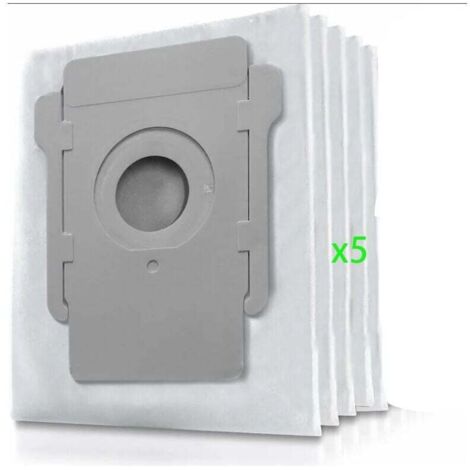 Irobot Roomba i7 Staubbeutel, 5-teiliger Ersatz-Staubbeutel für den Staubsauger iRobot Roomba i7 i7+ / i7 Plus E5 E6 E7 S9 S9+ (kein Originalzubehör) (1/5)