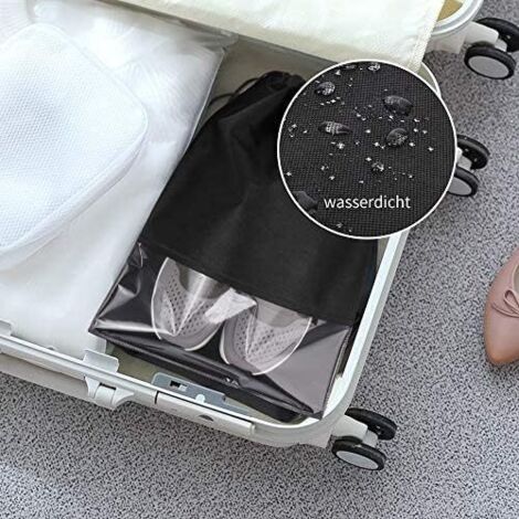 Prmape 6 Stück Schuhbeutel Set, Schuhtasche Reise Schmutzabweisender 326322