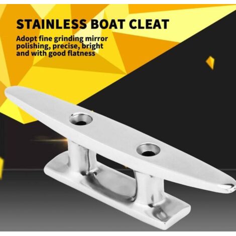 Einzel-Kreuzpoller Aus Edelstahl 316 – Festmacher Für Boote, Kajaks & Stege (Marine-Hardware)