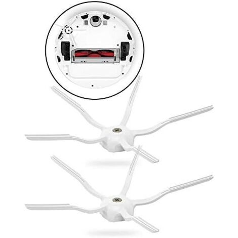 5 Spazzole Laterali In Silicone Morbido Per Robot Aspirapolvere Roborock S5 S6 T6 E2 E35 – Compatibili E Antigroviglio - 2