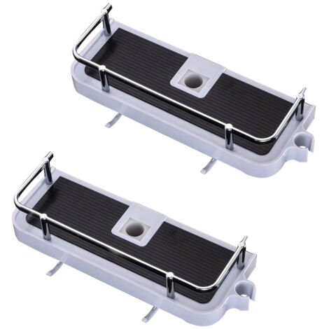 2er-Pack Duschhalterungen ohne Bohren, Duschhalterungen für 22–25 mm Duschstangen (1/4)