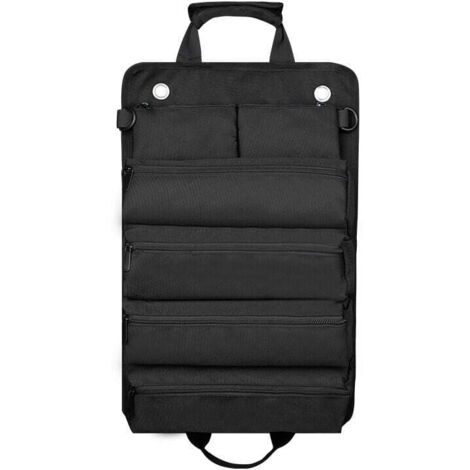 Elektriker-Set, Rollentyp, Elektrikertasche, Aufbewahrungstasche, Hängetasche, im Auto montiertes Hardware-Set-Schwarz (1/5)