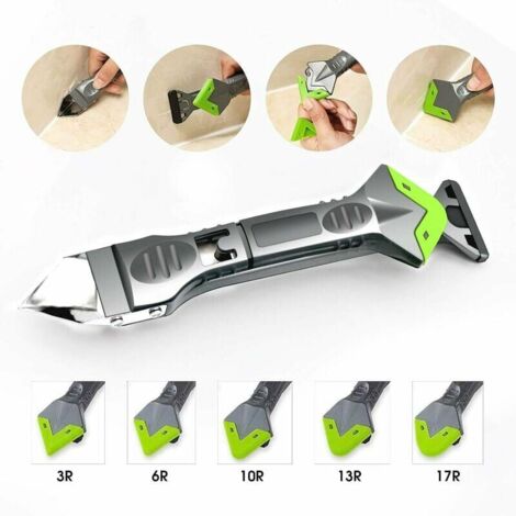 Acquista Kit Estrattore Raschietto Multifunzionale Strumenti Applicatore Raschietto In Silicone Pulizia Calafataggio Spatola Per Rimozione Sigillante Per Stuccatura Del Vetro In Italia A Partire Da 5.49 - Foto 2