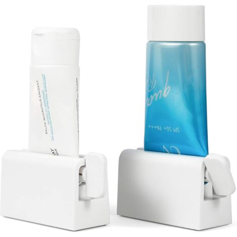 Anicy Spremi Dentifricio Spremi Tubetto Dentifricio - Strumenti di spremitura in Metallo Lazy Dispenser di dentifricio colorante per Capelli cosmetico Squeezer Tube Wringer
